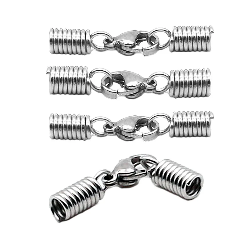 5 шт./лот оптовая продажа Нержавеющая сталь карабин крючок разъемы для Цепочки и