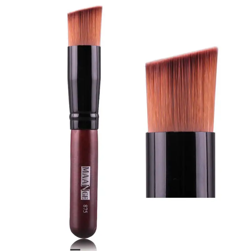2017 бренд MAANGE новая пудра Кисть для макияжа деревянная ручка многофункциональная