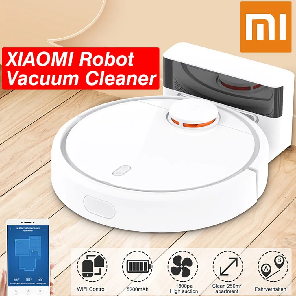 Xiao mi вакуумная глобальная версия Xiaomi mi робот-пылесос mi Роботизированный умный планируемый Тип приложение управление авто заряд
