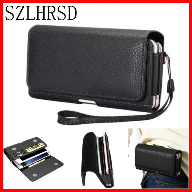 Двойная поясная сумка для сотового телефона Xiaomi Redmi Note 4/3X/Redmi 3 S/Redmi Pro Mi 6 Mi5c Сумка с зажимом ремня чехол