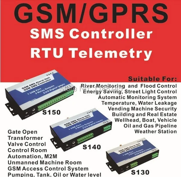 Пульт дистанционного управления S140 GSM SMS утечка воды и масла|control system|wireless control