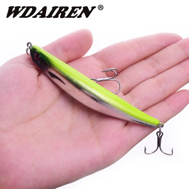 

1Pcs Pencil Fishing Lures 9cm 7.5g Imitate dying Bait Slowly Swinbait Wobblers Tackle Minnows Japan Hard lure Isca Bass Peche