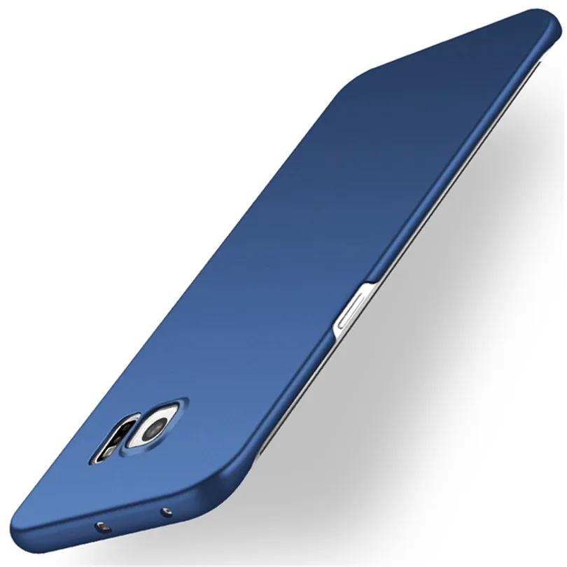 360 полная защита чехол для Samsung Galaxy S6 Edge Тонкая матовая жесткая задняя крышка из ПК