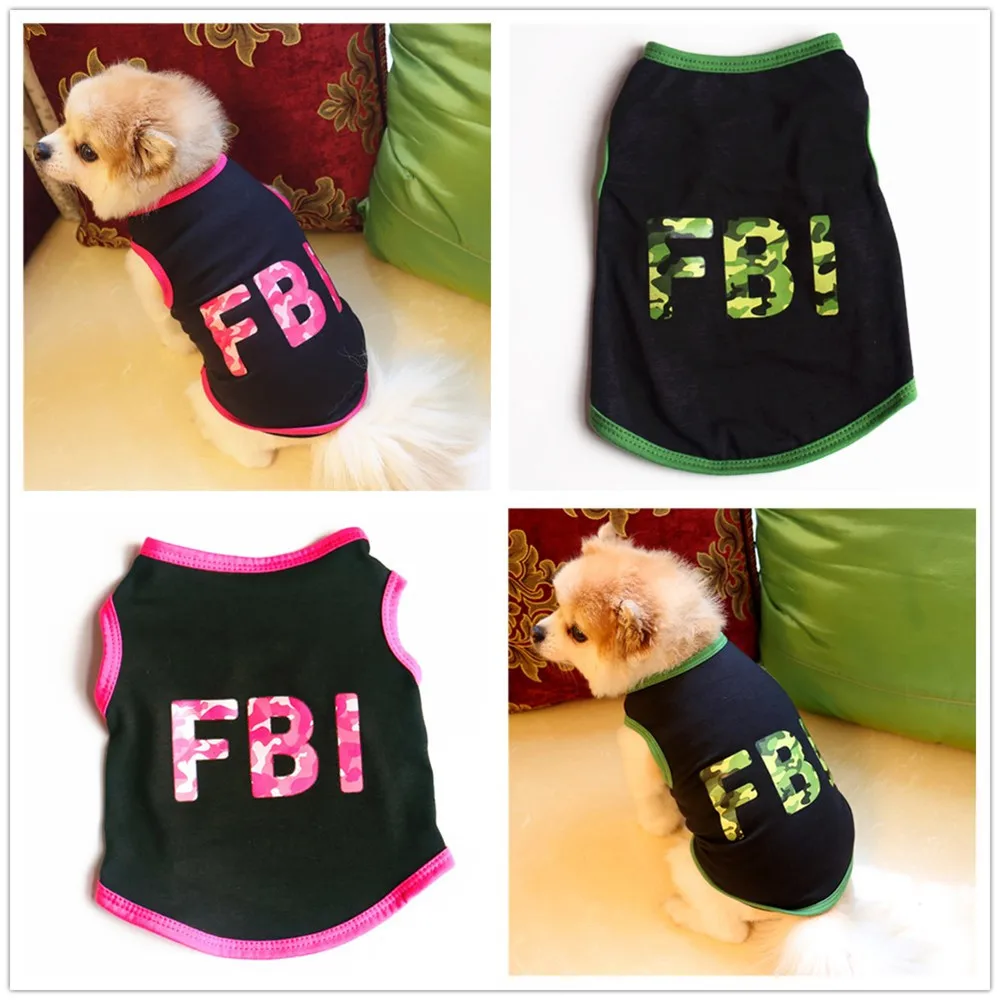 Жилет для собак одежда хлопковая футболка лето-Зима 2018 костюм маленьких и
