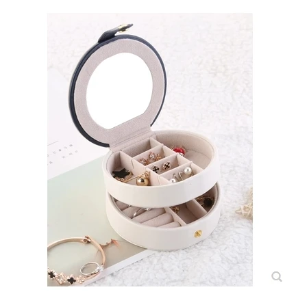 New portable jewelry box Princess European Korean simple small mini earrings hand storage | Украшения и аксессуары