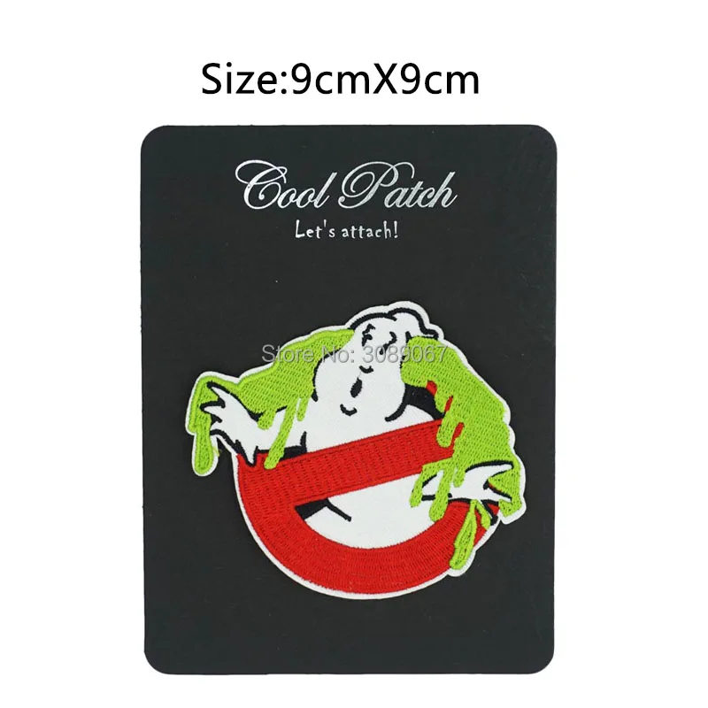 4 &quotSLIMED Ghostbusters без Охотники за привидениями патчи ТВ фильм серии аппликационный