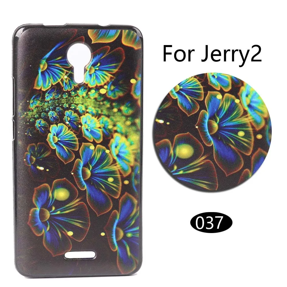 Yisisource Новое прибытие для Wiko Jerry 2 красочные Funda Оригинальная мягкая силиканая задняя крышка-чехол для телефона для Wiko Jerry 2 мультфильм Coque - Цвет: 037