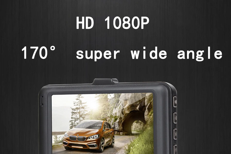Автомобильный видеорегистратор Full HD 1080 P, Автомобильный видеорегистратор, мини видеорегистратор на 170 градусов, видеорегистратор, автомобильная камера, регистратор ночного видения, g-сенсор