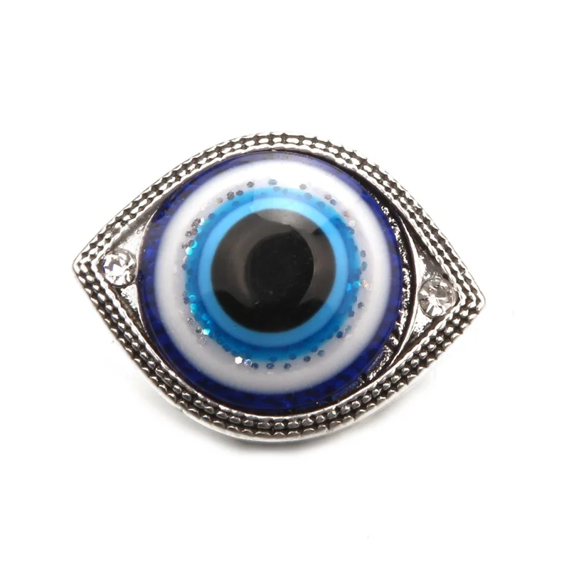 Серьги клипсы в форме синего сглаза Модные Винтажные Украшения с кристаллами и