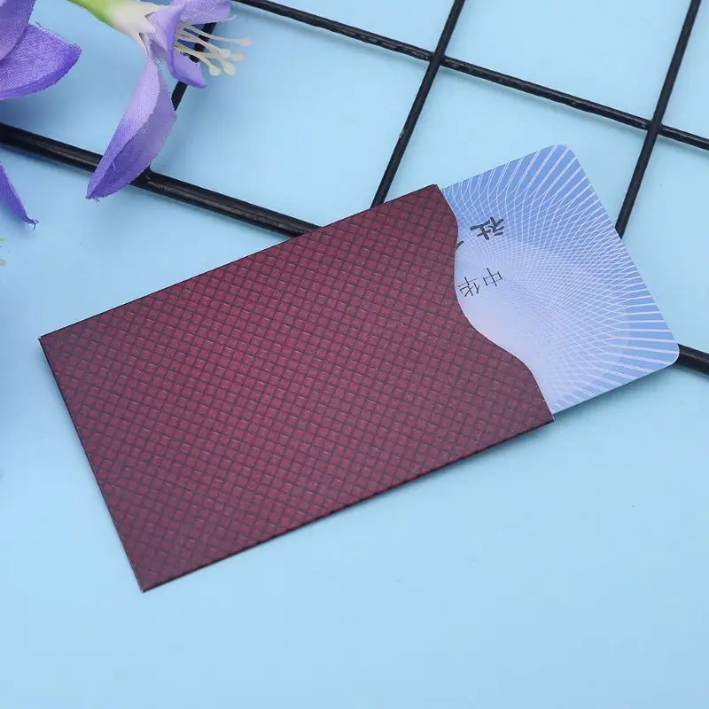 

1PC Anti Theft for RFID Credit Card Security Protector Blocking Sleeve Skin Case New Mini Wallet