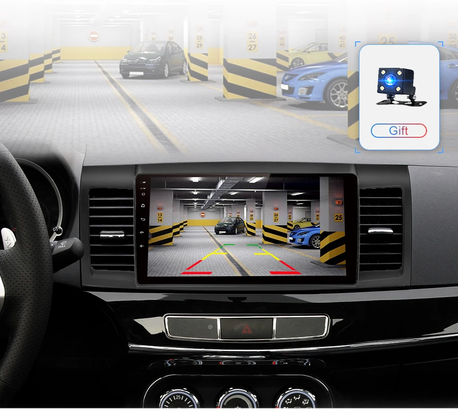 Junsun 2G+ 3 2G Android 8,1 4G Автомобильный Радио мультимедийный плеер для Mitsubishi Lancer 2007-2012 навигация gps 10,1 ''Авто 2 din без dvd