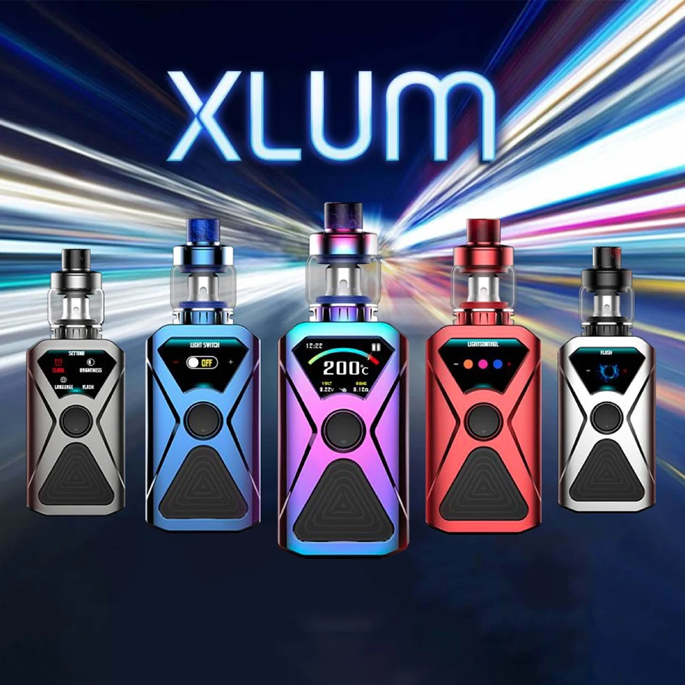 Новый оригинальный Комплект Kangertech XLUM 200 Вт TC с баком 4 5 мл инновационная сетчатая