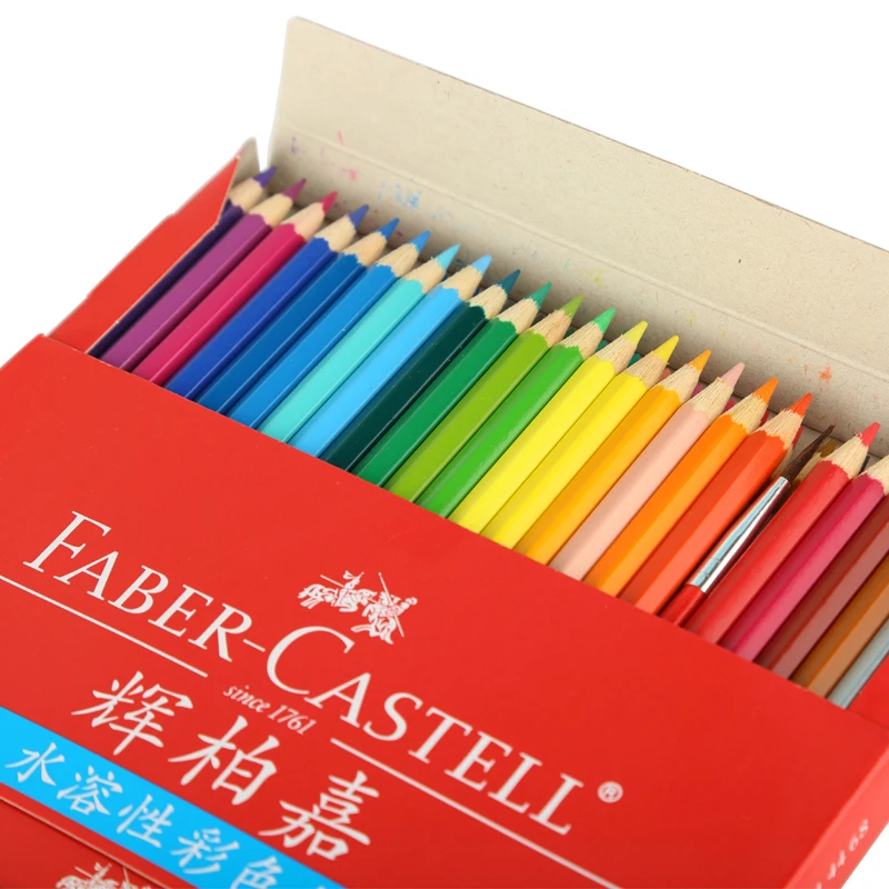 Faber Castell 48/24/12 видов цветов водорастворимый цветной карандаш разных цветов|water color