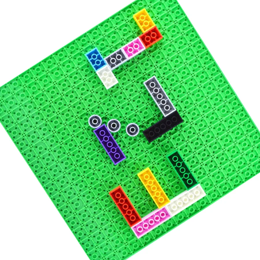 14 colors Base plate for Small Bricks Baseplates 32*32 Dots 10&quot*10&quot DIY Building Blocks Toys Compatible with major brand blocks |