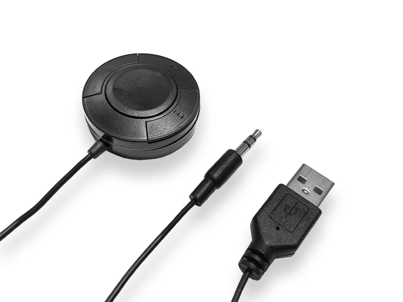 BT4823 Беспроводной Bluetooth-набор для автомобиля HandsFree Audio с приемником стереомузыки 4.1+EDR и микрофоном с входом 3,5 мм AUX.