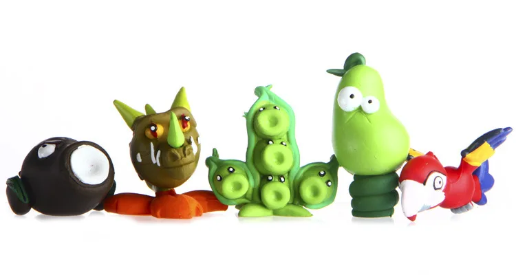 Забавная игрушка Растения против Зомби 7 серия ПВХ игрушки 10 шт мультяшная игра