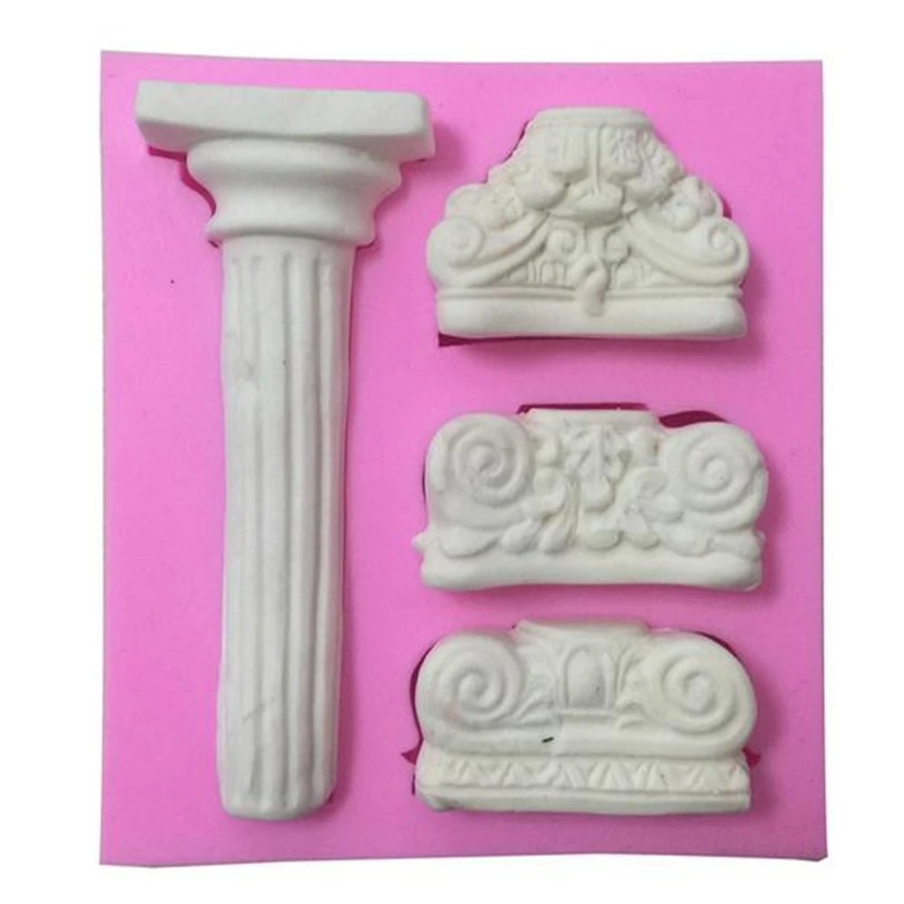 

DIY Tools about Building Pillar Shape Restoring Ancient ways Liquid Silicone Cake Mold/Pastry Mould/Jello Pudding/Chocolate Mold