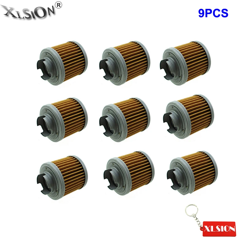 Фильтры масляные XLSION 9 шт. для HONDA #15412 HB6 003 1986 1987 atc125m 1988 1987trx125 FOURTRAX 2004 CB50R DREAM 50R|oil