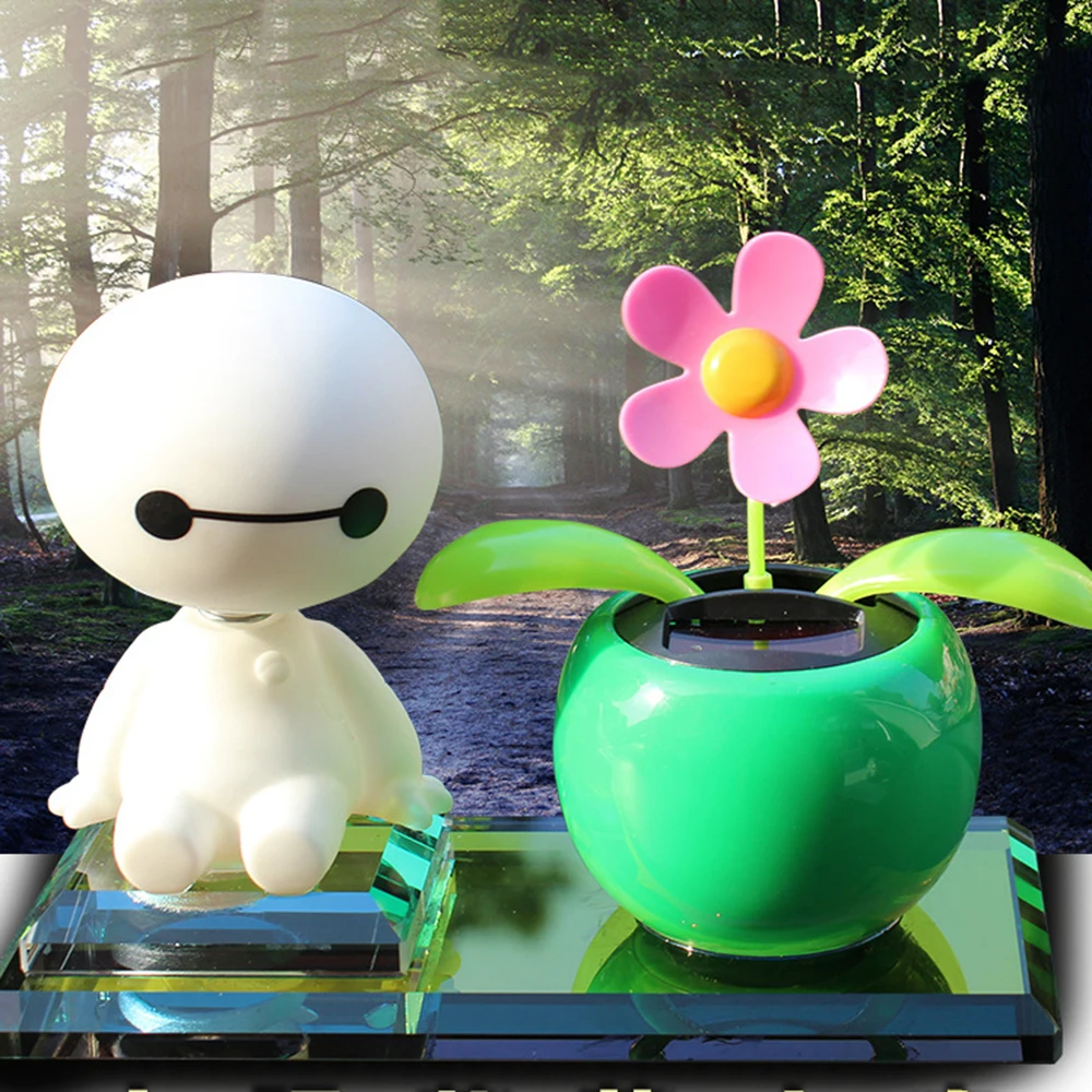 Автомобильный орнамент Baymax Свинг солнечный цветок освежитель воздуха эфирное