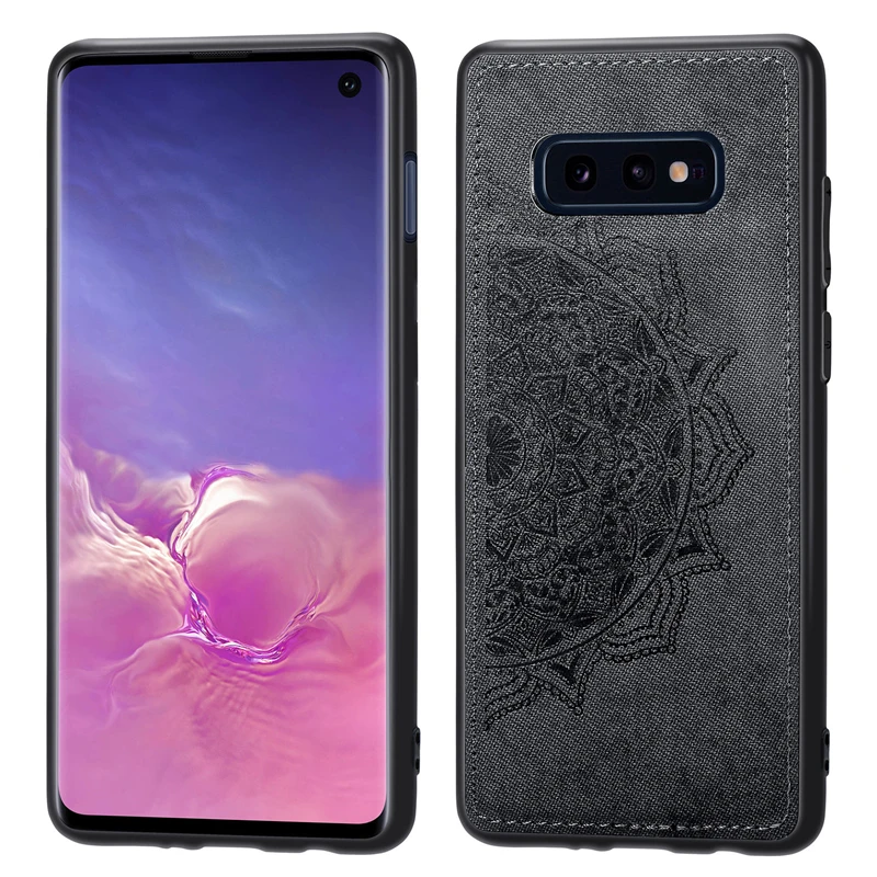 Для samsung Galaxy S10e чехол 3D роскошный тканевый для чехол|Бамперы| |