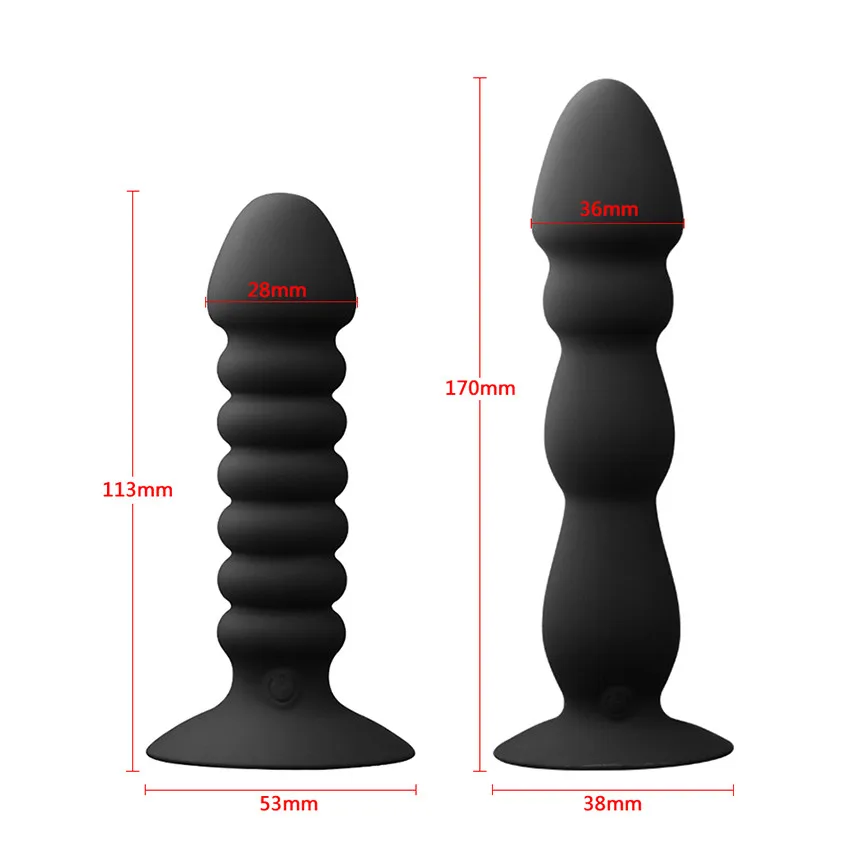 Anal Vibrator Remote Butt Plug Beads Big Dildo Erotic Prostate Massager Sex Toys for Male Extender Intimate Goods | Красота и