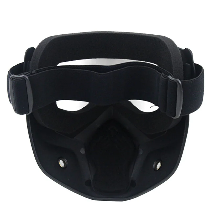 Hot ! Retro motorcycle helmet mask detachable goggles and mouth filter perfect open face retro dust-proof half glasses | Автомобили и