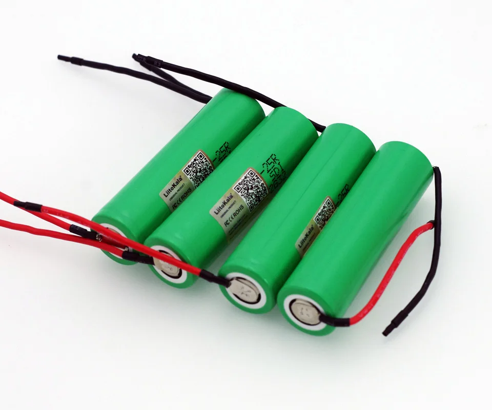 Аккумуляторная батарея LiitoKala для Samsung 18650 2500 мАч 3 6 В INR18650-25R тока 20 А +