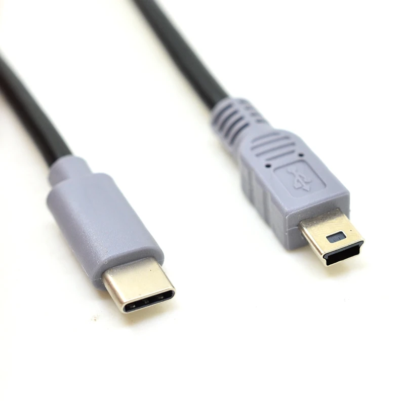 USB 3,1 хост OTG type C папа-мини usb type B Мужской Кабель-адаптер для мобильного жесткого концентратора камеры для Macbook и Google Chromebook