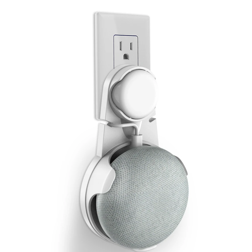 Розетка настенный держатель для Google Home Mini, компактный аксессуар для Google Home Мини голосовой помощник