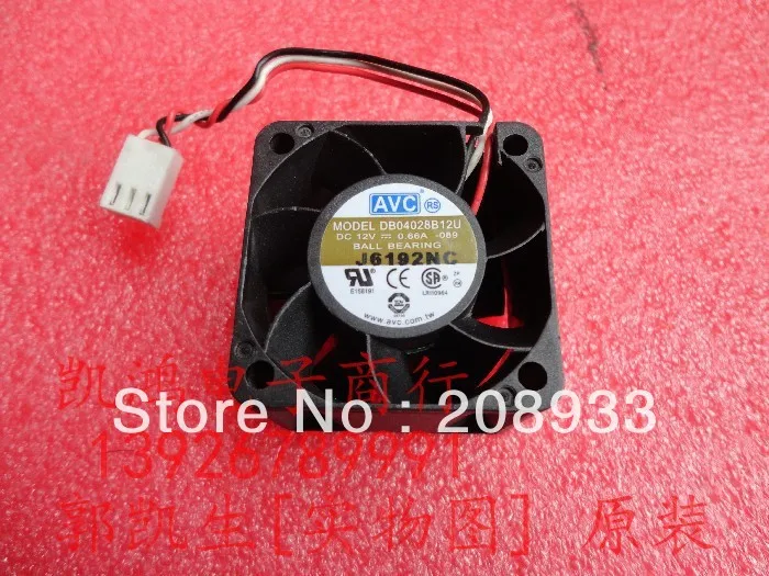 Кулер для AVC DB04028B12U 12 В 4028 А 4 см|cooling fan|1u fan1u server cooling fan |