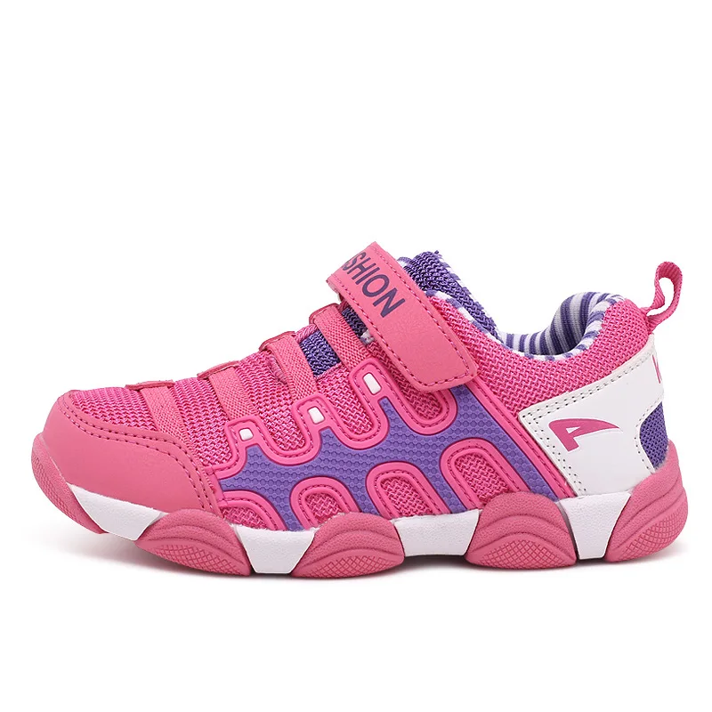 

Mesh Breathable Children Boys Sport Shoes Fashion Brand Girls Leather Sneaker Spring Autumn Outdoor Kids Running Shoes TX327