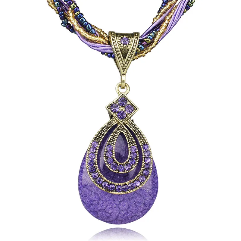 Dormon простое ожерелье с подвеской искусственная веревка элегантное до ключиц DB013 |