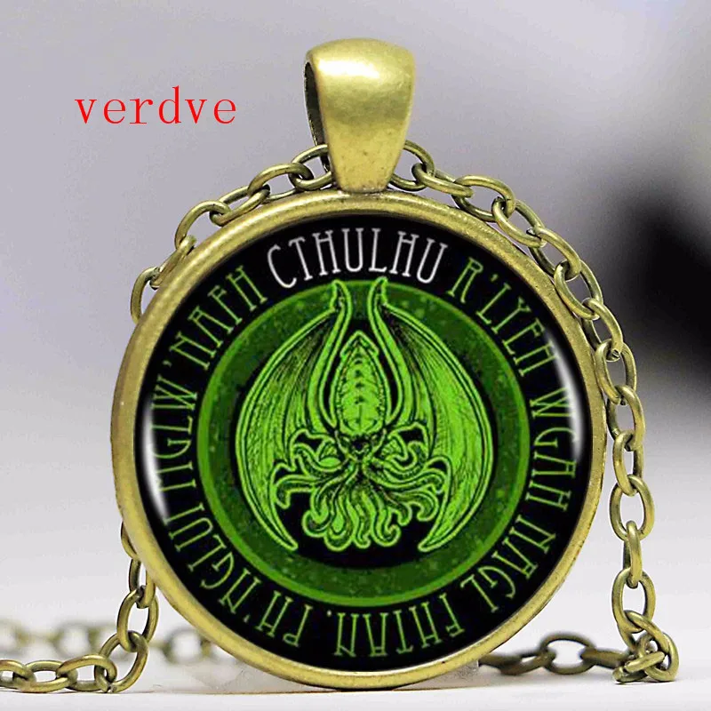 1 шт./лот модная подвеска Kraken Cthulhu и ожерелье с кабошоном винтажная длинная