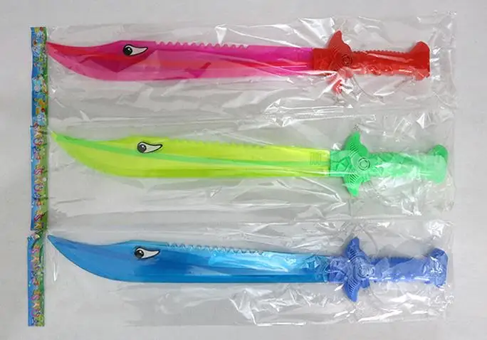 

Light Up Ninja Swords Motion Activated Sound Flashing Pirate Buccaneer Sword LED Flashing Toy Glow Stick Party Gift Lightsaber