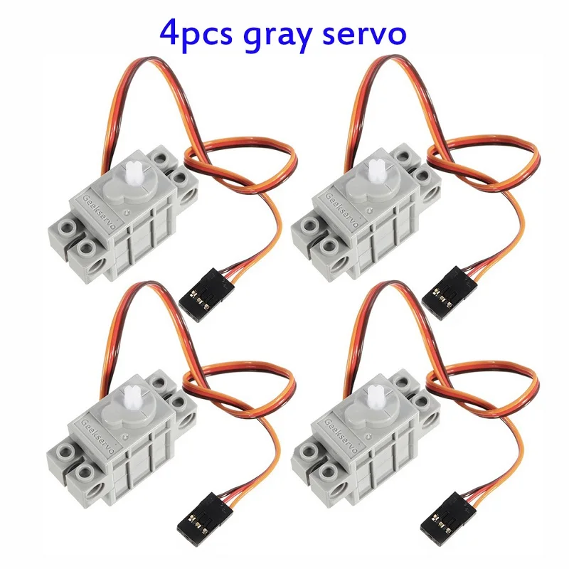 

Сервоприводы DIYmall серые красные для Geekservo Geek 4 шт