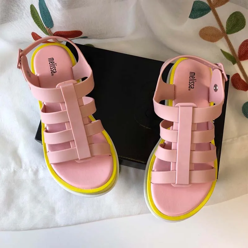Женская прозрачная обувь Melissa летние женские босоножки из прозрачного пластика