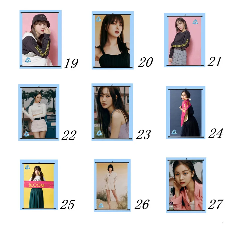 Kpop Gfriend членов повесить плакат вы Rin грех B мини прокрутки фотоальбом мкм J Ын ха дома любители украшения подарок