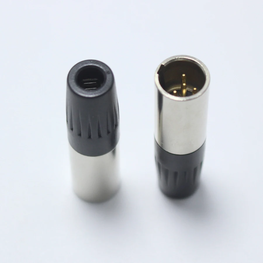 1 шт. мини XLR штекер с 4 Pin маленький P Аудио Микрофон Разъем сварной MIC кабель
