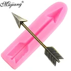 Силиконовый кекс со стрелками Mujiang, аксессуары для украшения тортов, конфеты, глина