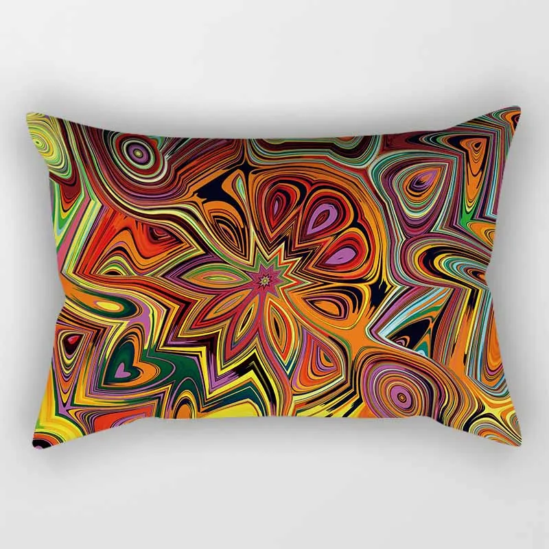 

Hot sale beauty flowers pillow case creative pretty case rectangle pillow cases home creative color pillow covers 50*30cm