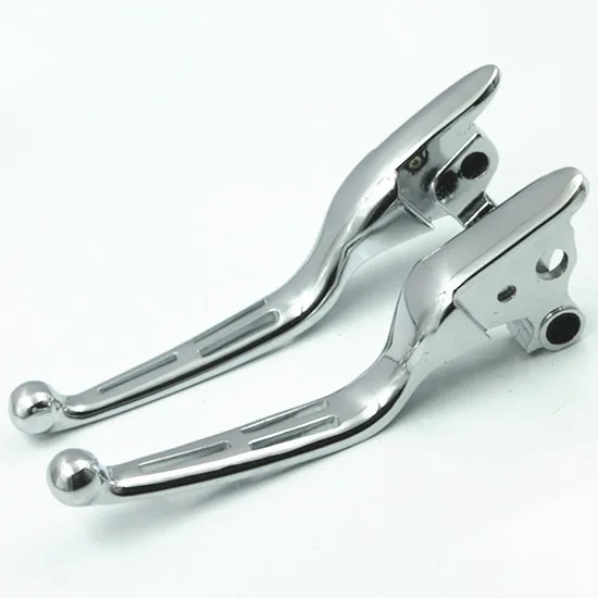 Хромированные шлицевые тормозные рычаги сцепления для Harley Street Glide FLHX Tri Road King Electra