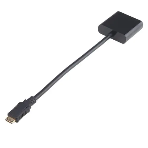 AAAE Топ 10-дюймовый мини HDMI к VGA Женский видео кабель адаптер 1080P для ноутбука
