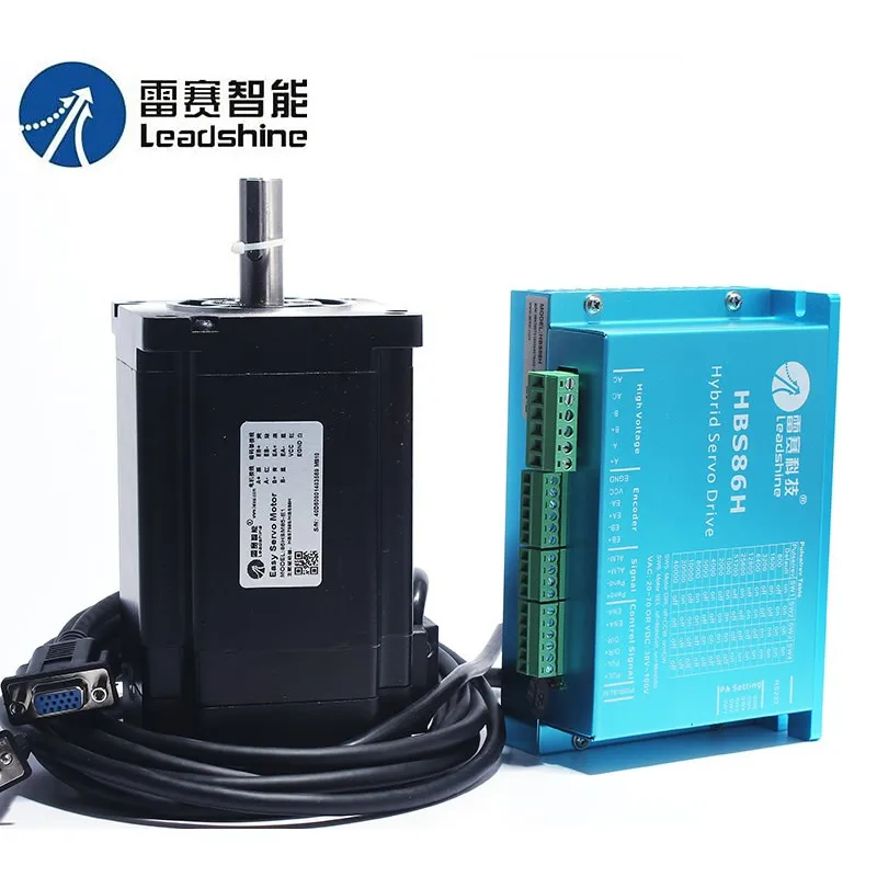 Leadshine NEMA34 1143ozin нм шаговый двигатель с замкнутым контуром 86HSM85 E1 + HBS86H 2 фазный
