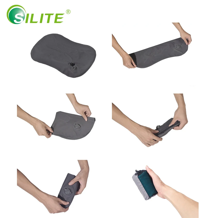 SILITE Портативный Надувная Подушка Кемпинг Пикник Открытый спальный надувной