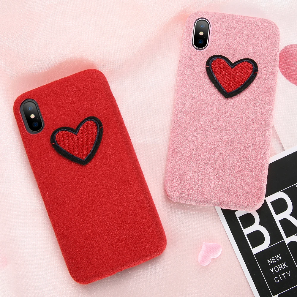 Kisscase Симпатичные Сердце Любовь чехол для iPhone 6 6S 7 Чехол мобильного телефона X 5S 5 SE