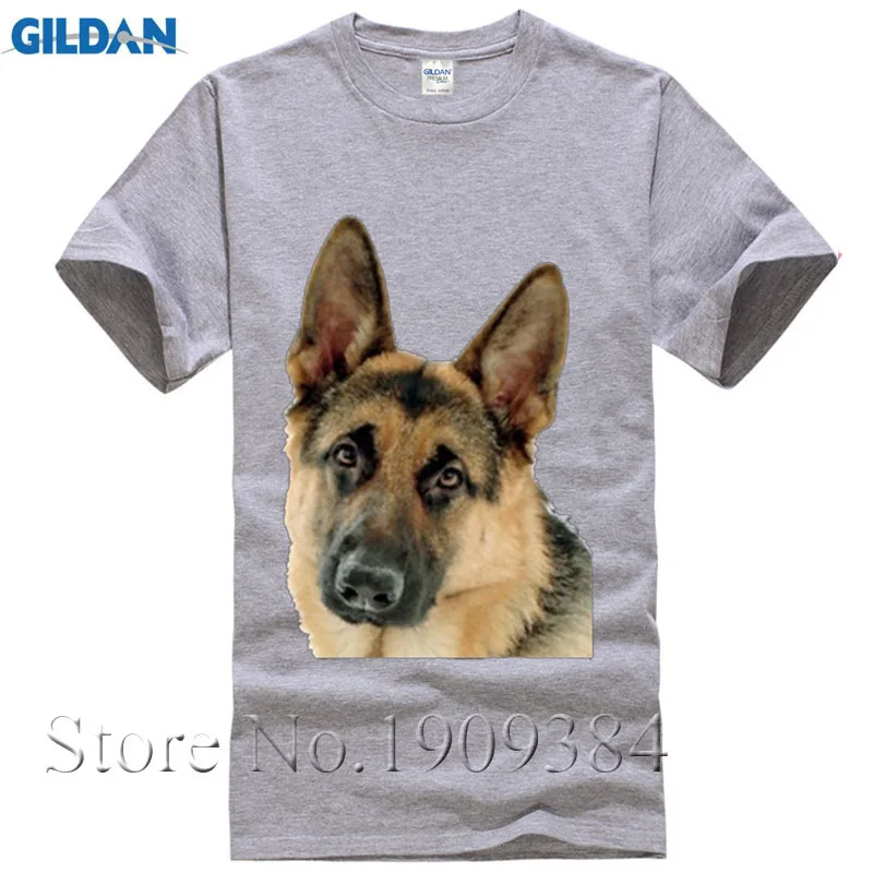 Бесплатная доставка Для мужчин s Пособия по немецкому языку shepherd футболки Мода 2017