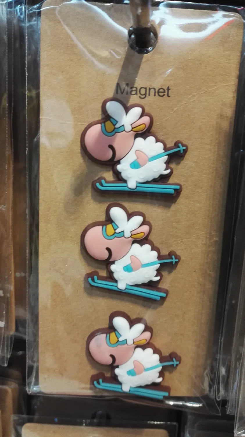 

3x / Pack Refrigerator Fridge Stickers Magnets Decoration with Quality PVC Animal Cartoon Sheep Eco-friendly