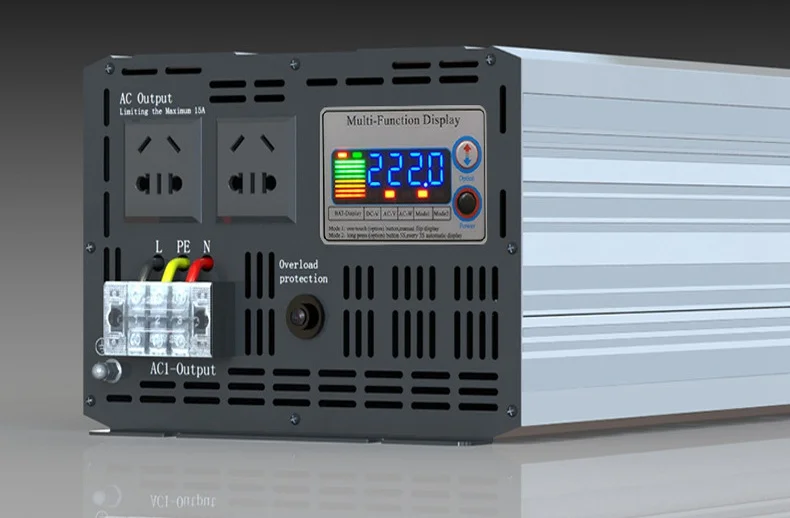 Фото Высокое качество PSW чистый синусоидальный сигнал DC 24V/48V/60V to AC 220V 240V 5000W Peak 10000 Watt Высокое качество PSW чистый синусоидальный сигнал DC 24V/48V/60V to AC 220V 240V 5000W Peak 10000 Watt