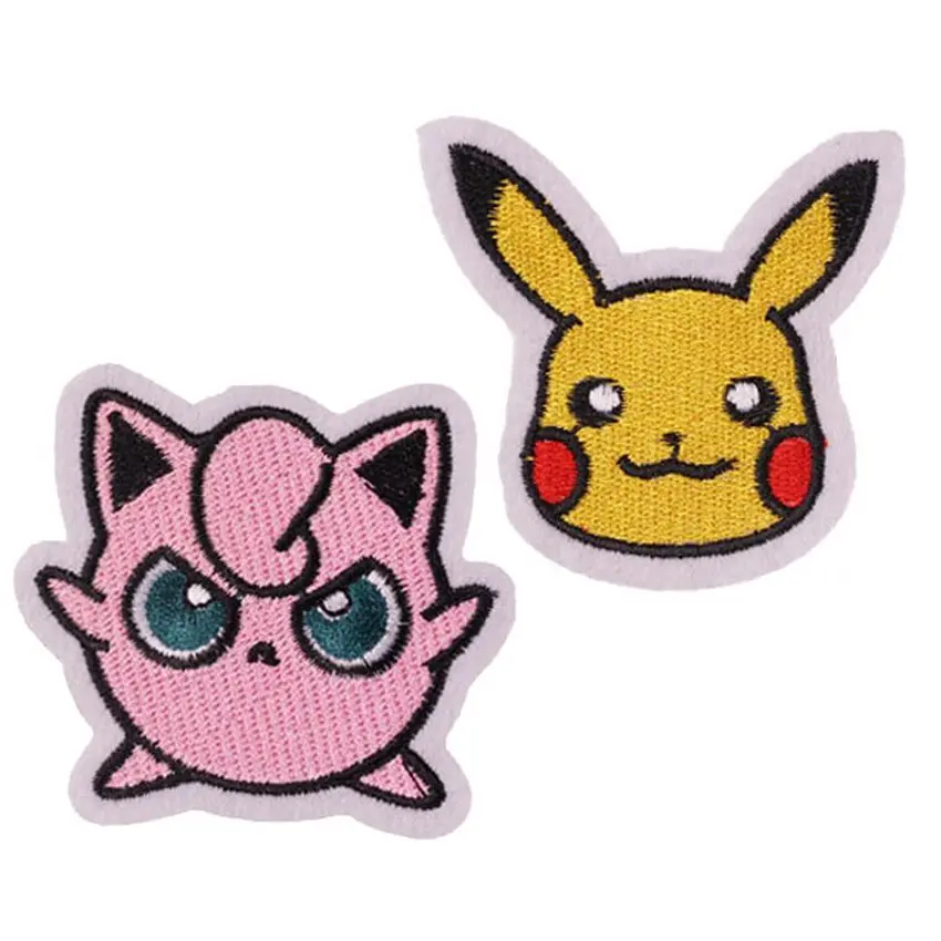 1 шт. Новое поступление японские аниме персонажи животные вышивка железный патчи