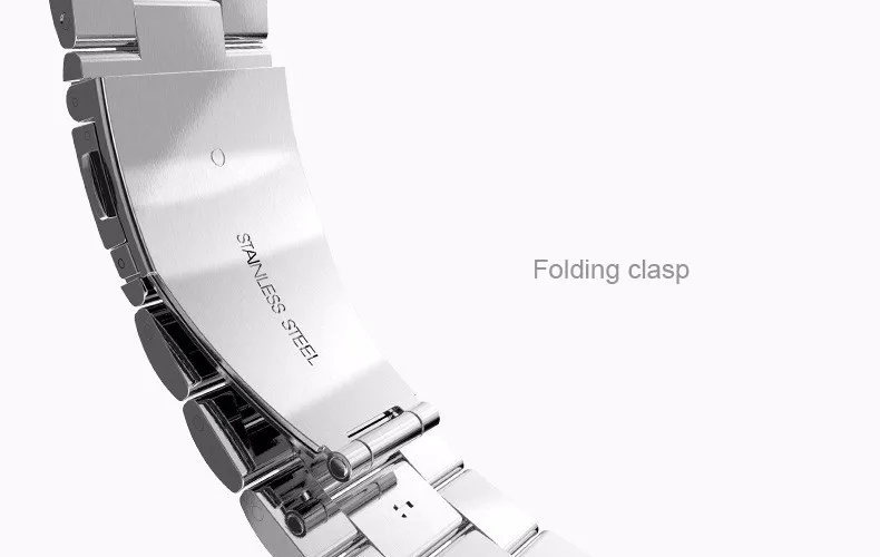 Для Apple Watch Series 5 4 3 2 ремешок 42 мм 40 мм 44 мм черный браслет из нержавеющей стали ремешок адаптер для iWatch Band 4 3 38 мм